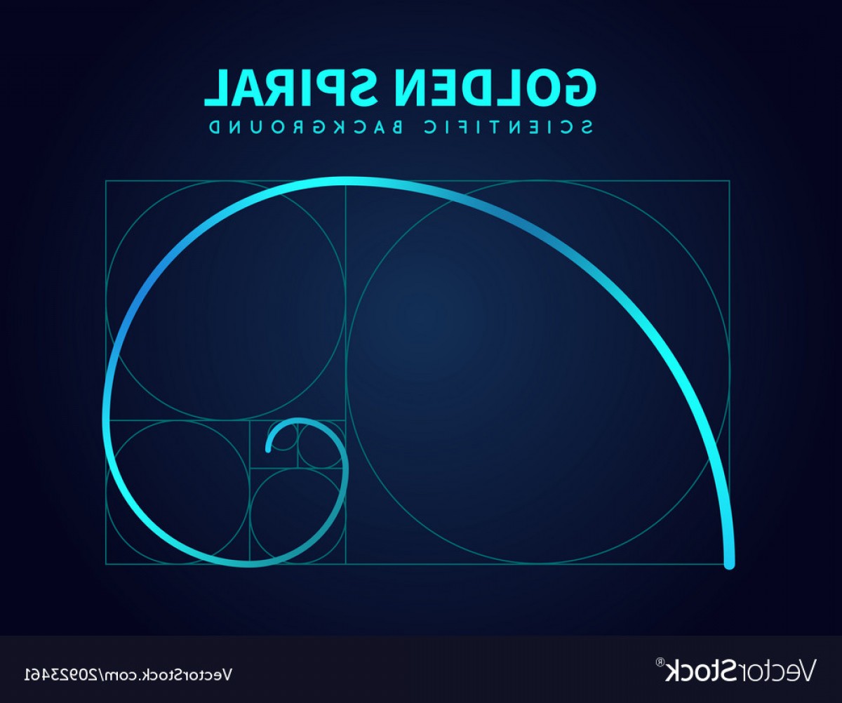 1200x1002 Mathematics Formula Of Fibonacci Spiral Golden Vector Hoodamathrun
