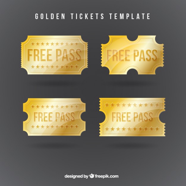 Golden Ticket Vectors, Photos And Free Download 626x626 Golden Ticket Vectors, Photos And Free Download