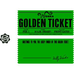 Wonka Golden Ticket Logo, Vector Logo Of Wonka Golden Ticket Brand 300x300 Wonka Golden Ticket Logo, Vector Logo Of Wonka Golden Ticket Brand