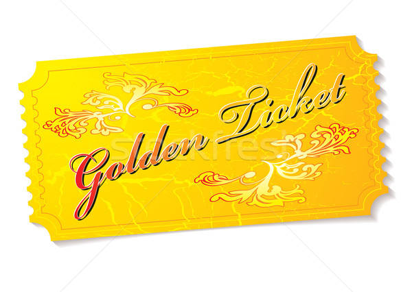 Golden Ticket Vector Illustration Michael Travers 600x426 Golden Ticket Vector Illustration Michael Travers