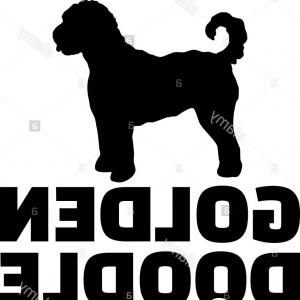 300x300 Stock Illustration Golden Doodle Portrait Dog Breeds Handandbeak