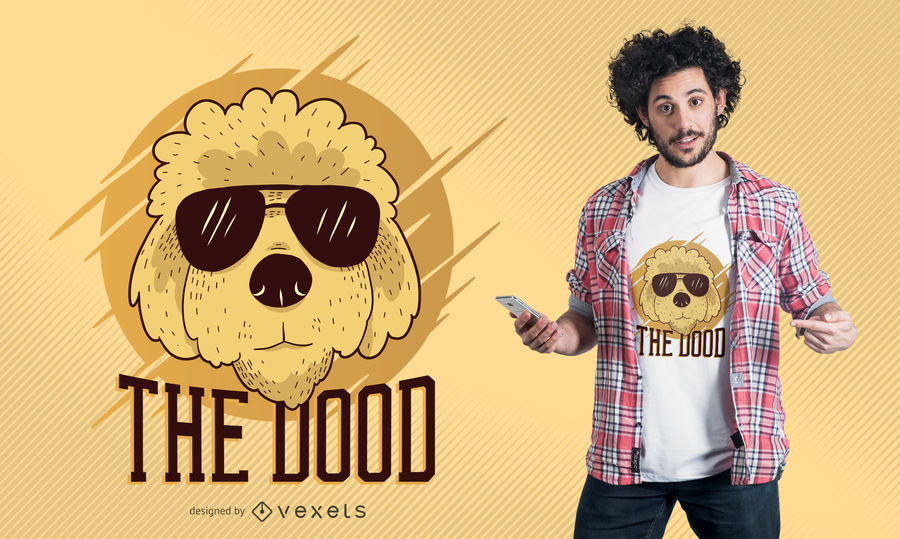 900x539 Cool Goldendoodle Dog T Shirt Design