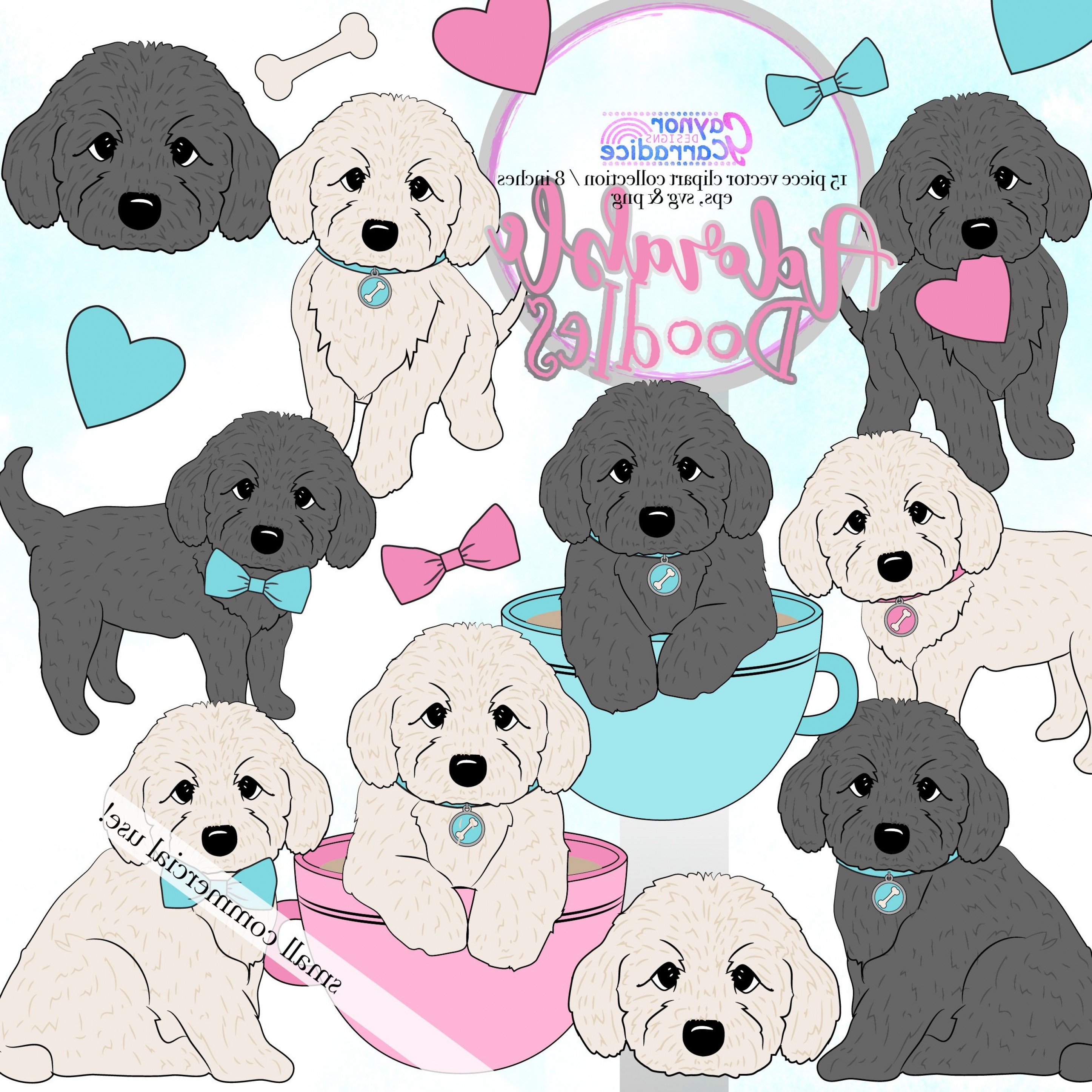 2894x2894 Cute Dog Clipart Puppy Clip Art Catchsplace