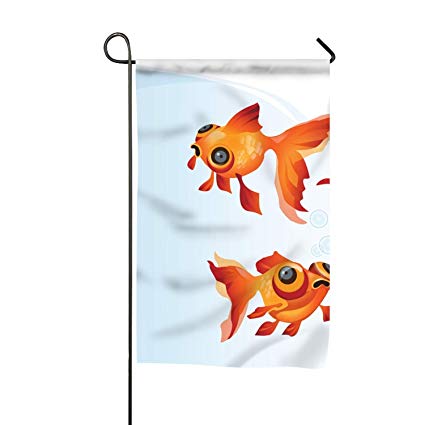 425x425 Buybuybuysell Welcome Goldfish Vector Image Garden