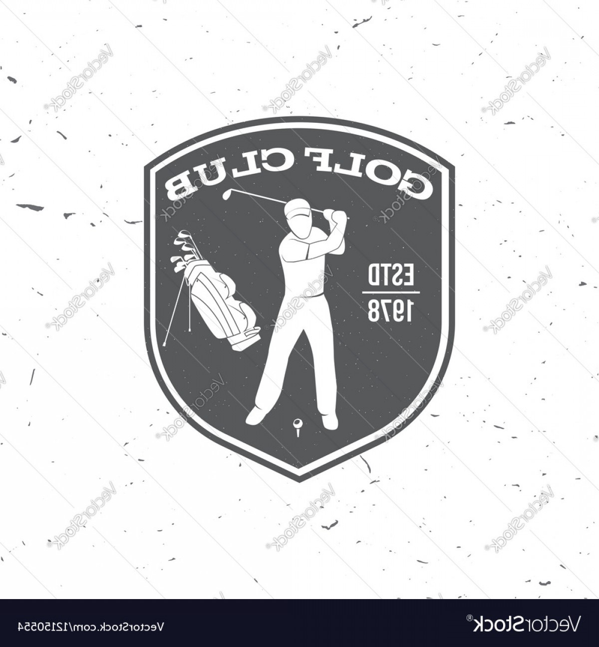 1200x1296 Golf Club Concept With Golfer And Bag Vector Wallkeeper