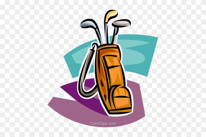 Golf Vector Clipart Of A Golf Bag With Clubs 840x560 Golf Vector Clipart Of A Golf Bag With Clubs