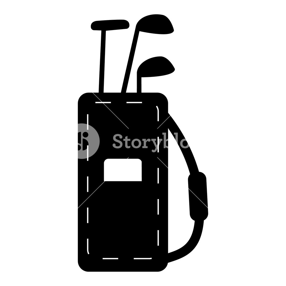Bag For Golf Clubs Icon Simple Illustration Of Bag For Golf Clubs 1000x1000 Bag For Golf Clubs Icon Simple Illustration Of Bag For Golf Clubs