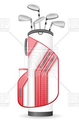 Golf Bag Full Of Golf Clubs Vector Image Of Sport And Leisure 255x400 Golf Bag Full Of Golf Clubs Vector Image Of Sport And Leisure