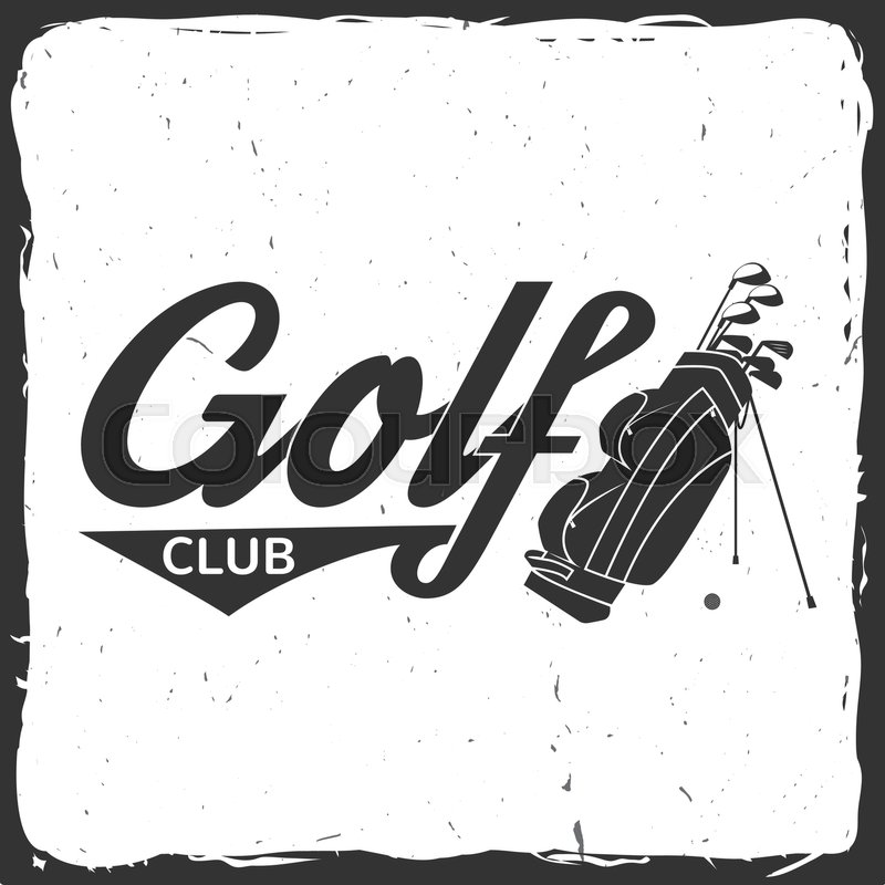 Golf Club Concept With Golf Bag Stock Vector Colourbox 800x800 Golf Club Concept With Golf Bag Stock Vector Colourbox