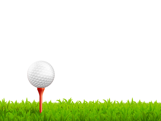 533x400 Golf Ball With Tee On Curated Vector Illustrations, Stock Royalty
