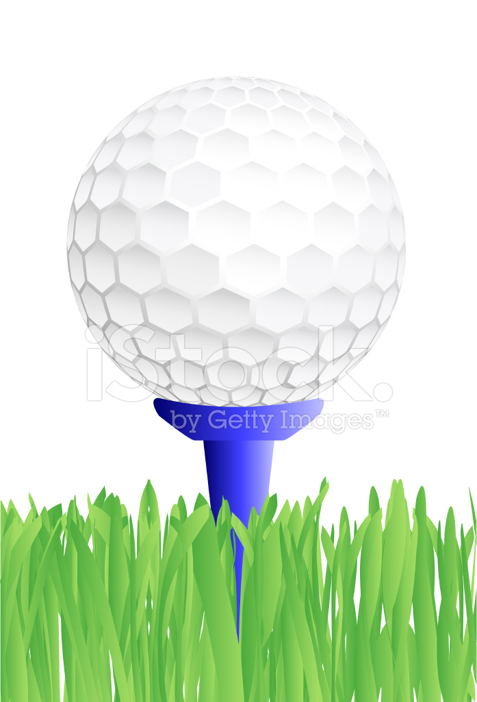 697x1024 Golf Ball On A Tee Vector Stock Vector