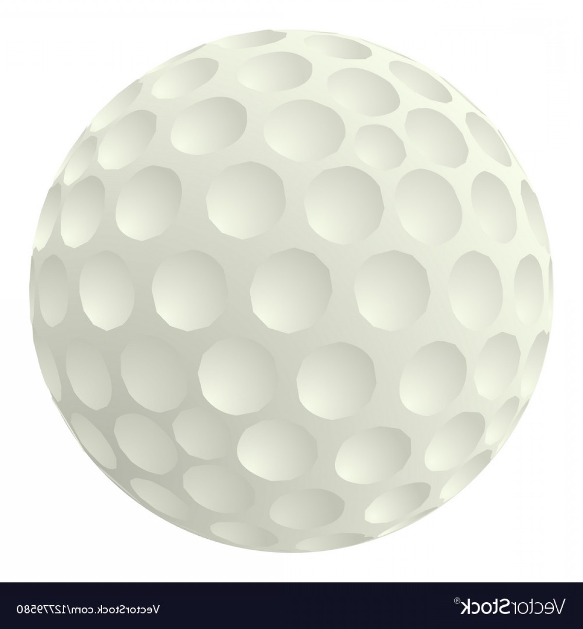 1200x1296 Golf Ball Icon Cartoon Style Vector Hoodamathrun