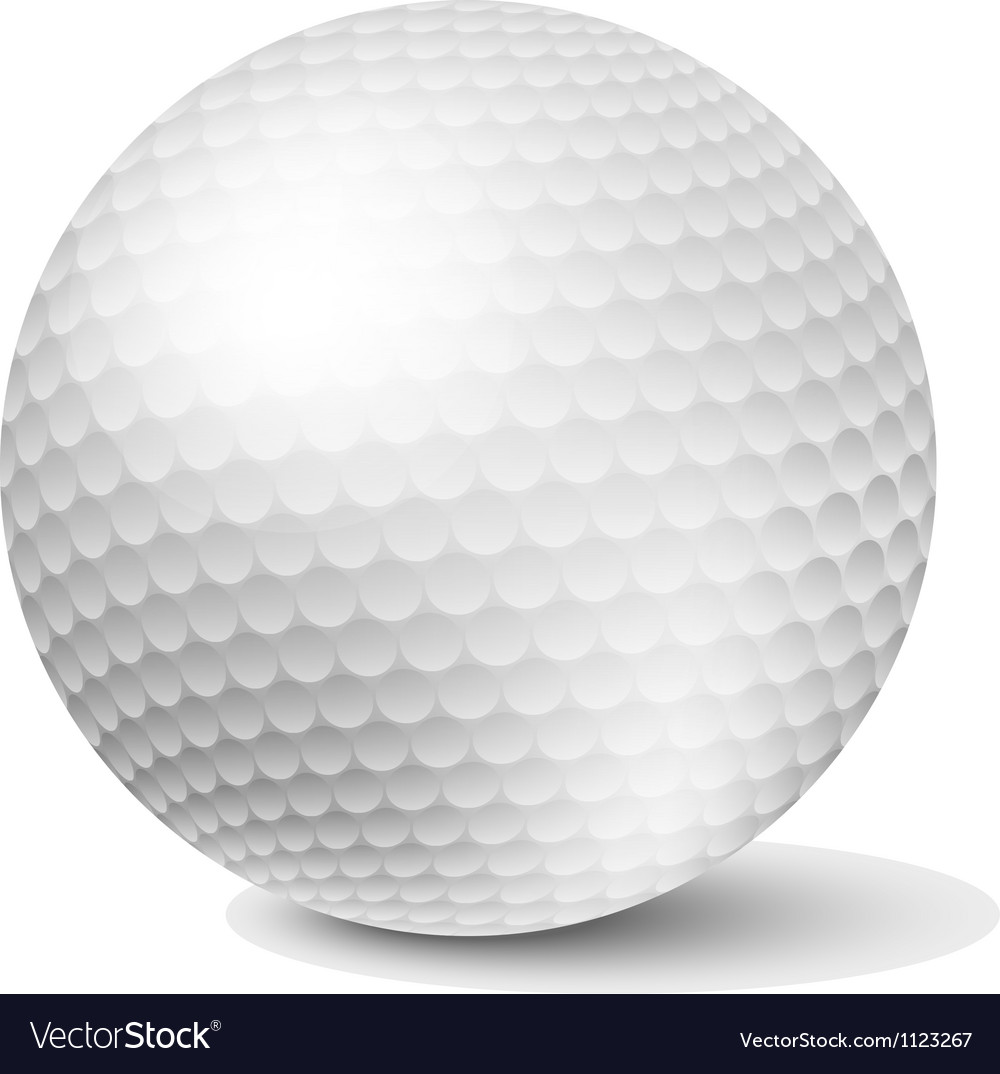 1000x1074 Golf Ball Vector Free