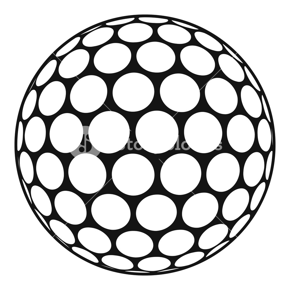 Golf Ball Vector at Collection of Golf Ball Vector