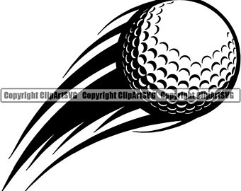 340x270 Golf Ball Vector Etsy