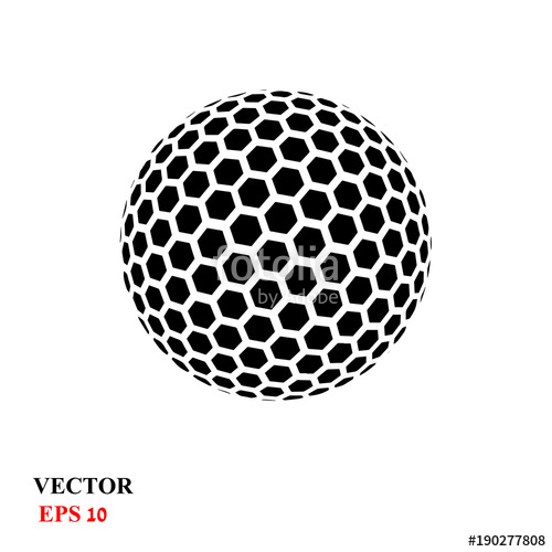 500x500 Golf Ball Vector Illustration Stock Image And Royalty Free