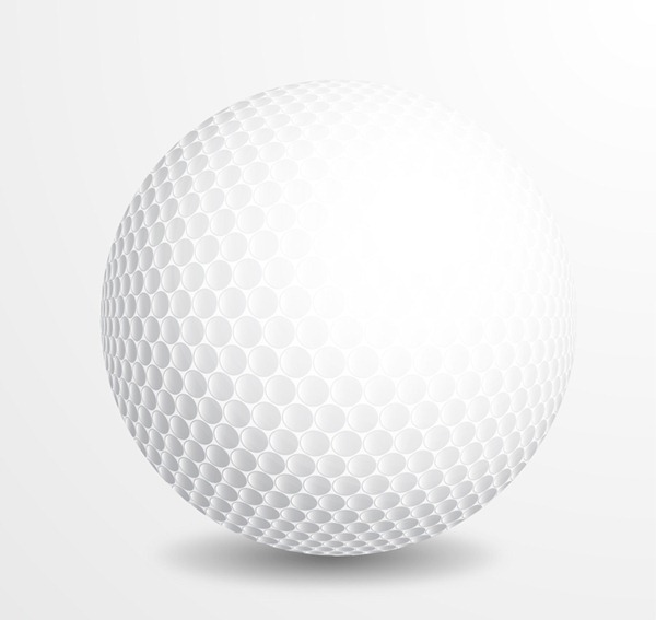 600x567 White Golf Ball Vector Graphics My Free Photoshop World