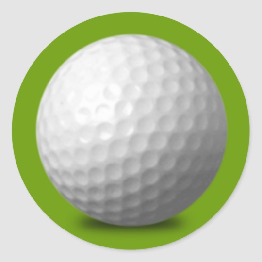 540x540 Golf Ball Vector Icon Graphics Greens White Sports Classic Round