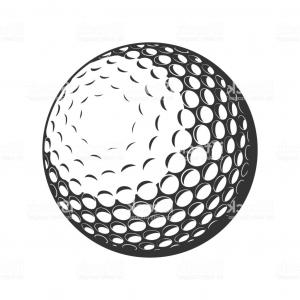 300x300 Golf Ball Vector Flat Icon Gm Wallkeeper
