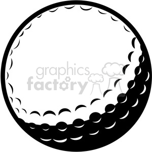 300x300 Golf Ball Vector Free
