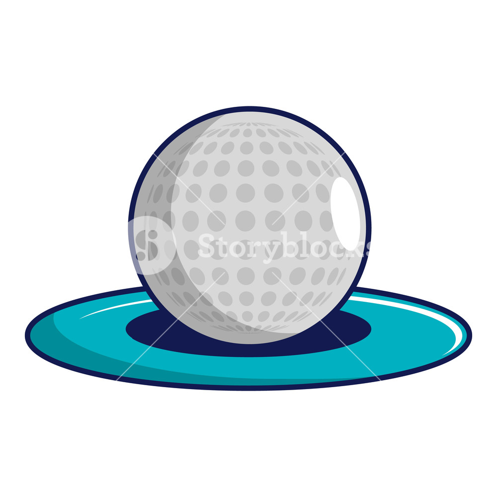 1000x1000 Golf Ball Icon Cartoon Illustration Of Golf Ball Vector Icon