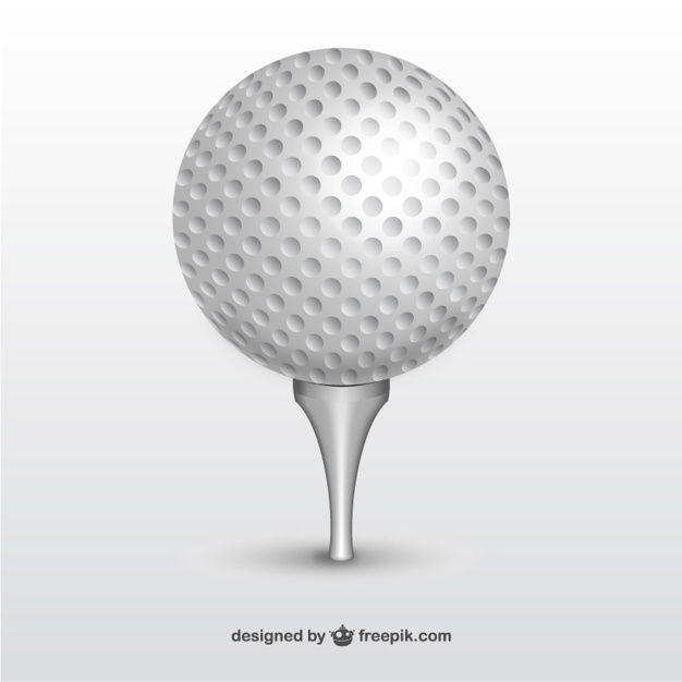 626x626 Golf Ball Vector Free Download