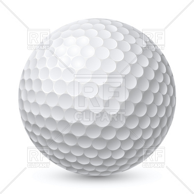 400x400 Golf Ball Vector Image Of Objects Dvarg