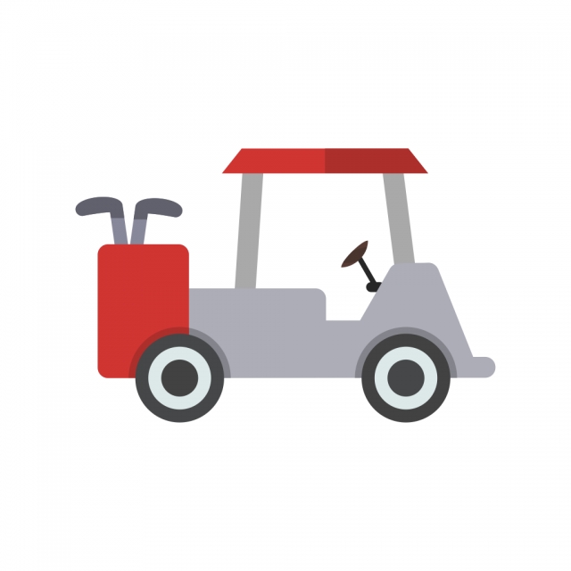 640x640 Golf Cart Png, Vector, And Clipart With Transparent
