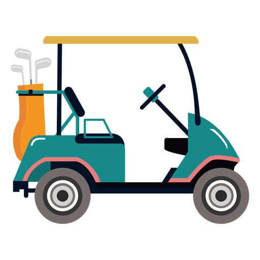 512x512 Golf Cart Club Golf Illustration