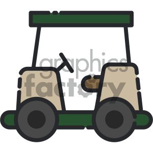 300x300 Golf Cart Vector Art Clipart Royalty Free Gif, Png