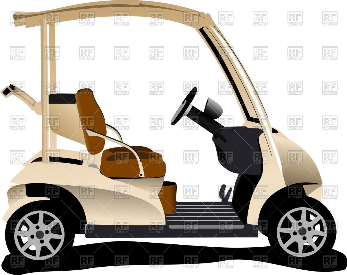 1200x951 Electrical Golf Car Vector Image Of Transportation Leonido