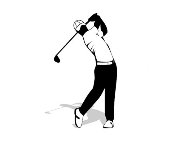 Golf Club Silhouette Vector