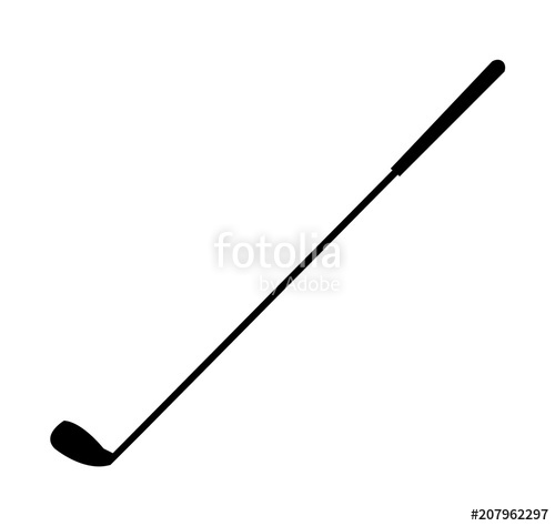 500x474 Black Golf Club Silhouette Stock Image And Royalty Free Vector