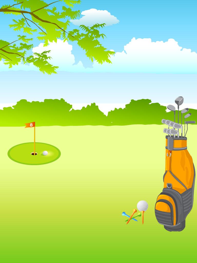 Golf Course Vector
