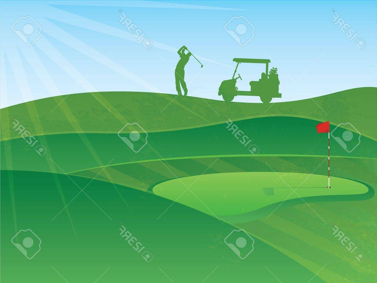 1300x975 Best Free Vector Golf Course Vector Design Free Vector Art