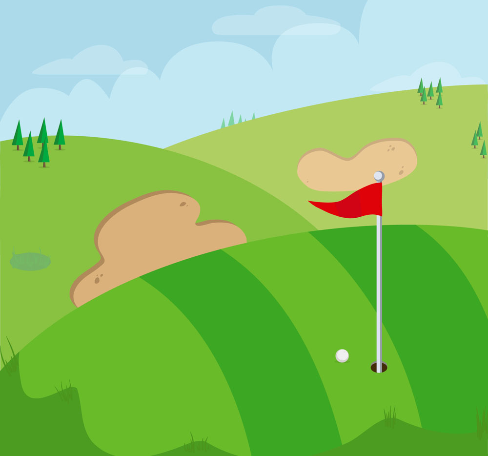 Download Golf Course Vector at Vectorified.com | Collection of Golf ...
