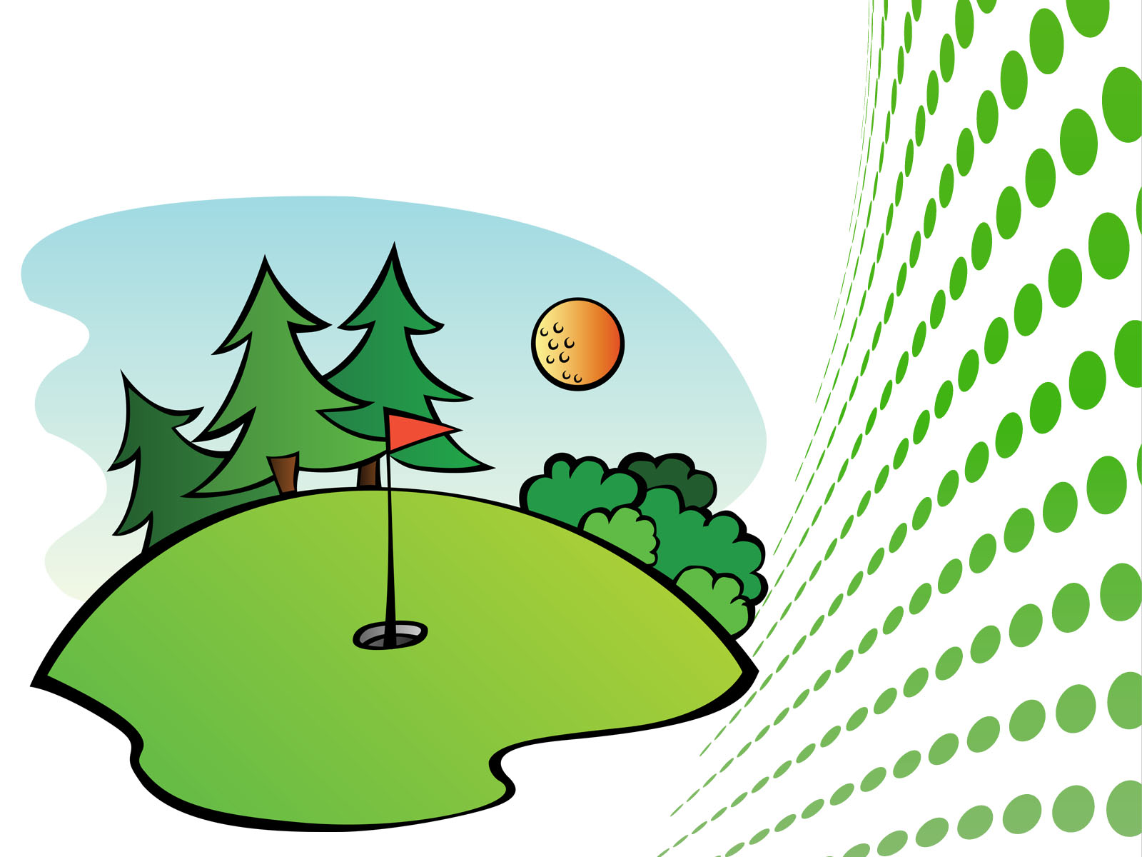 1600x1200 Download Golf Course Vector In Open Office Drawing Clipart Png
