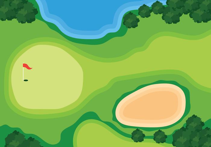 700x490 Overhead View Golf Course Illustration