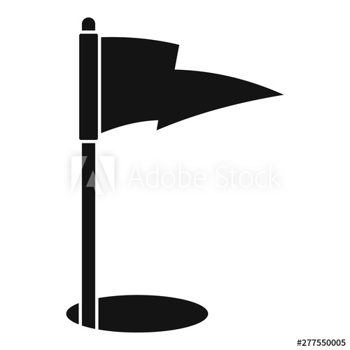 Golf Flag Vector at Vectorified.com | Collection of Golf Flag Vector ...