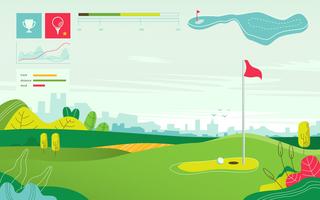 320x200 Golf Free Vector Art