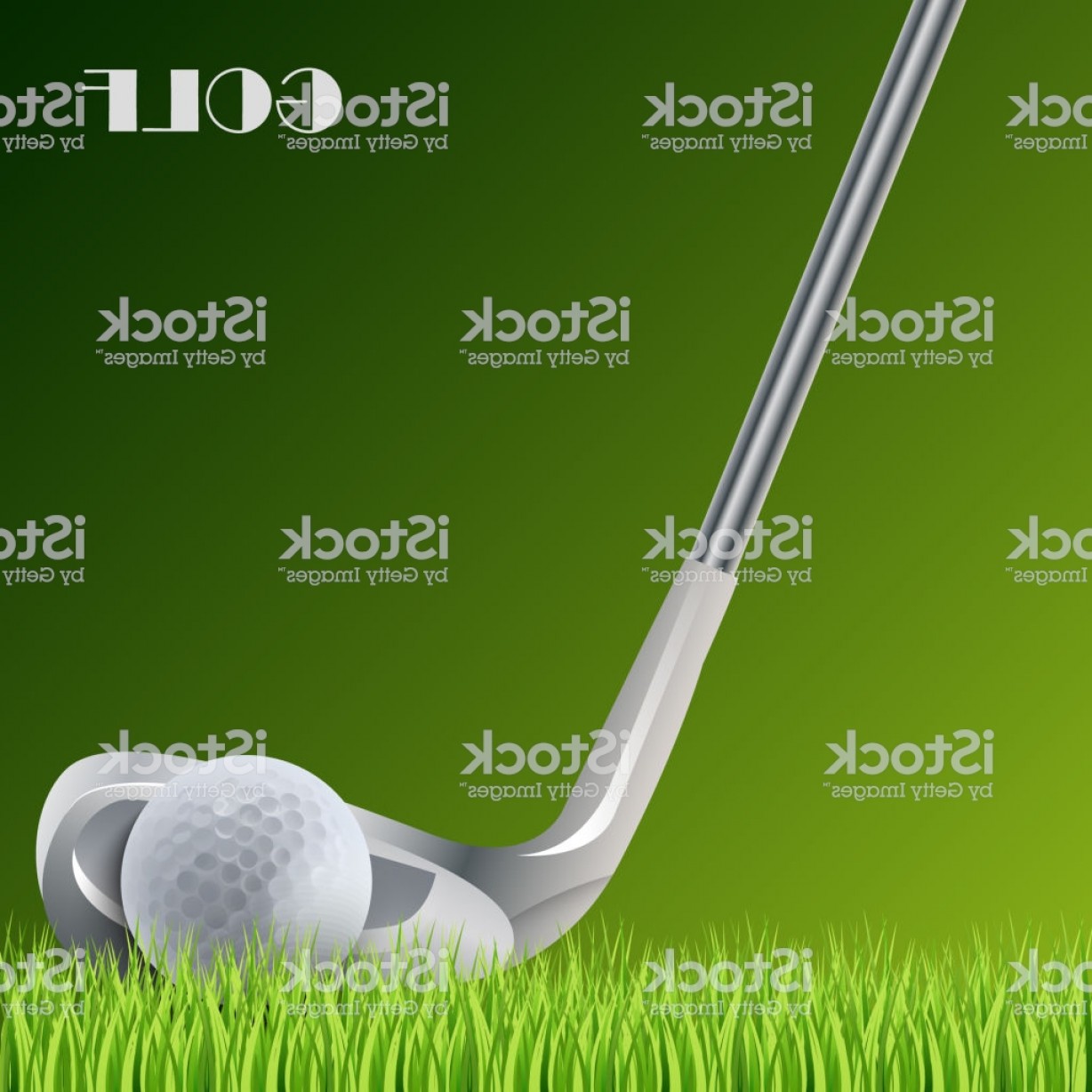 1228x1228 Golf Green Background With Ball And Stick Template Gm Cultracing