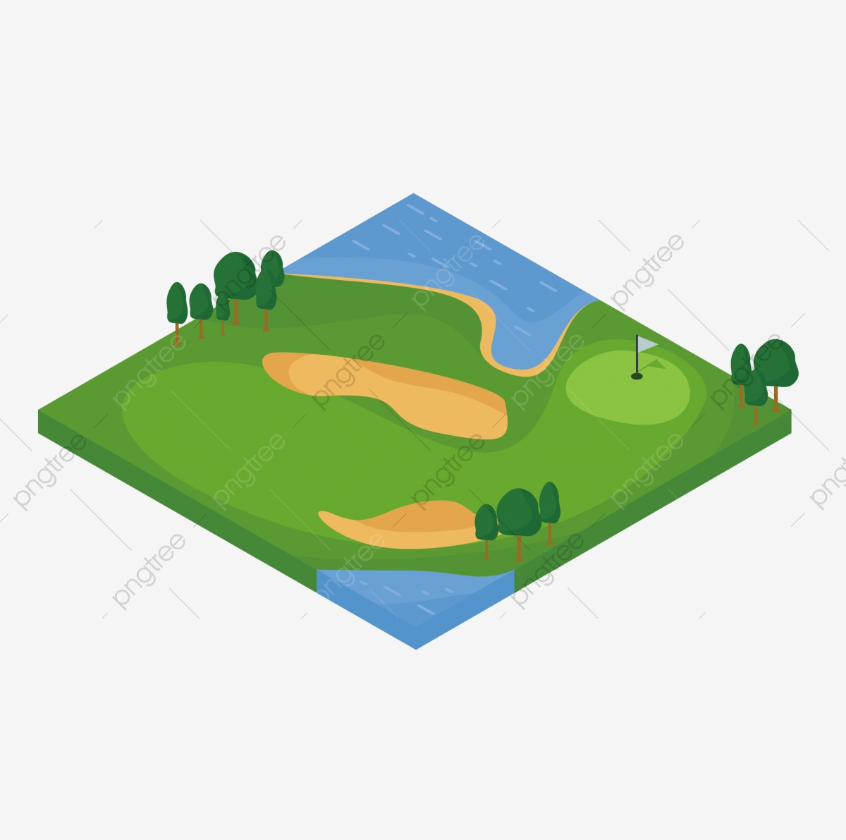 1200x1191 Course Golf Golf Course Court, Forest, Forest, Green Png