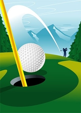 265x368 Golf Course Grass Free Vector Download