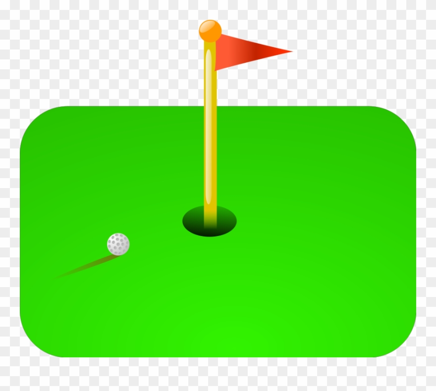 880x790 Golf Flag Vector File, Vector Clip Art