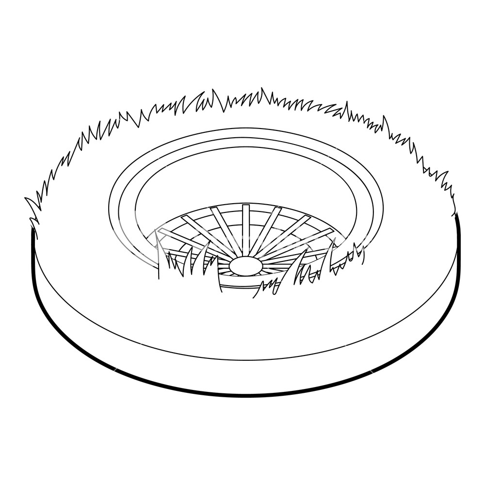 1000x1000 Golf Hole Icon Outline Illustration Of Golf Hole Vector Icon