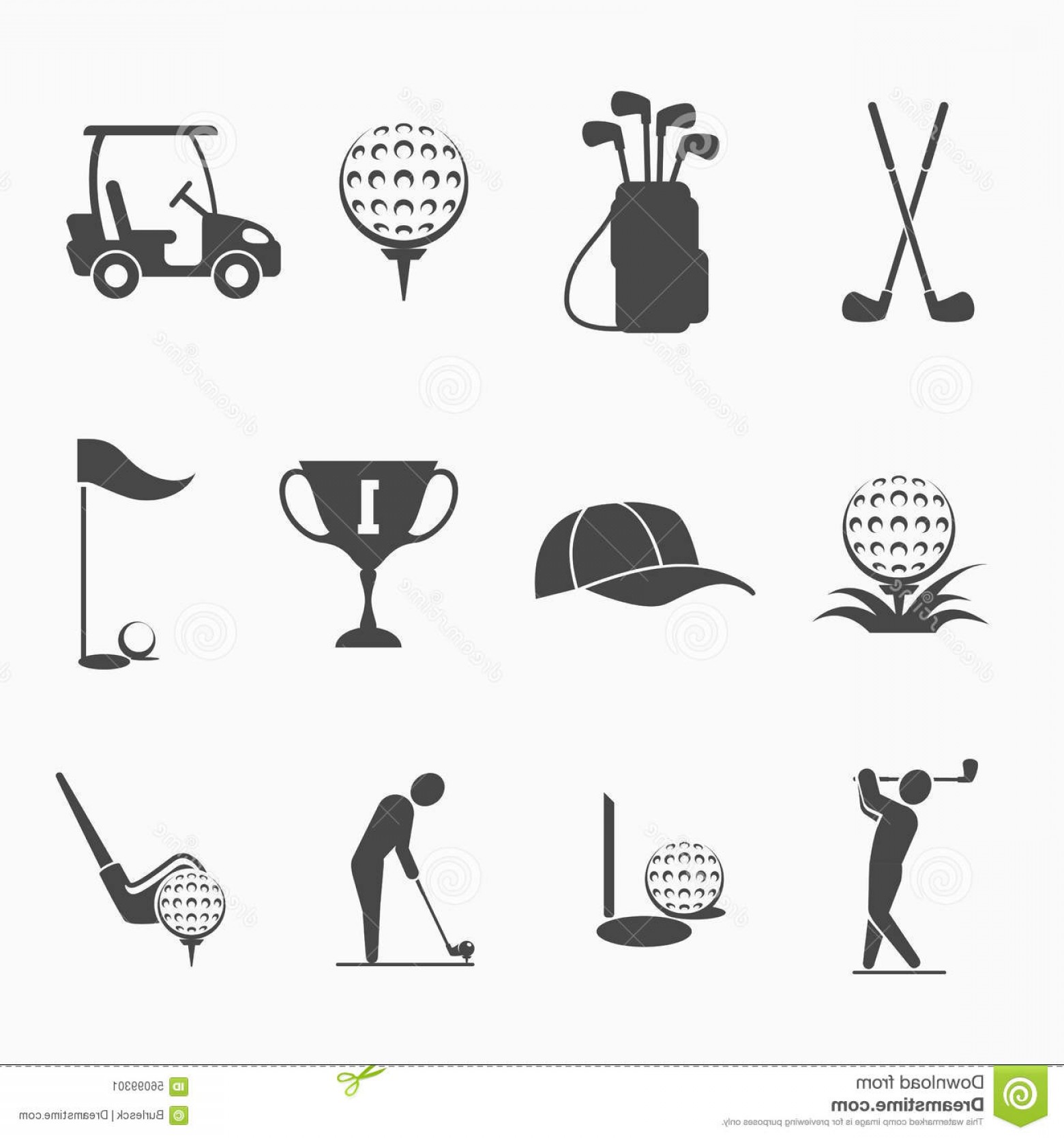 Golf Icon Vector at Vectorified.com | Collection of Golf Icon Vector ...