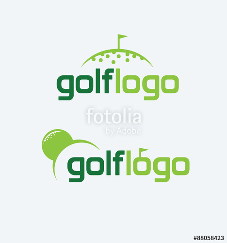 468x500 Vector Golf Logo Design Stock Image And Royalty Free Vector