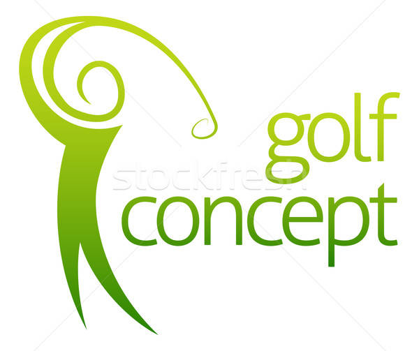 600x503 Golf Swing Abstract Vector Illustration Christos Georghiou