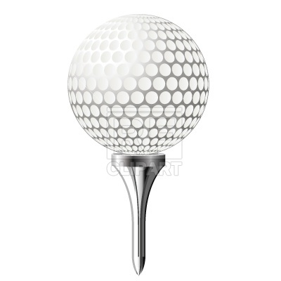 400x400 Golf Ball On Tee Vector Image Of Sport And Leisure Prague