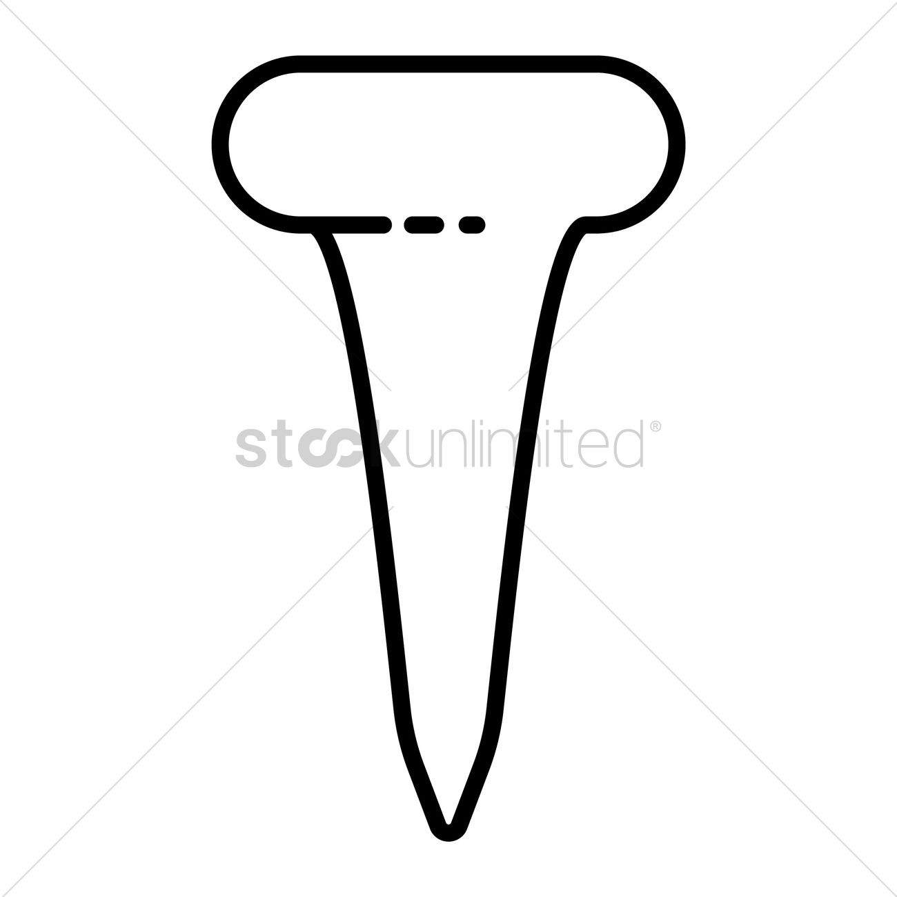 1300x1300 Golf Tee Vector Image
